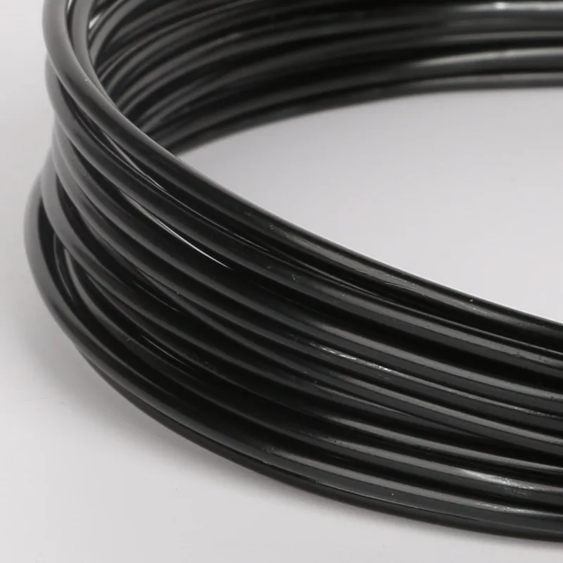 

New 1/1.5/2/2.5/5mm Soft Black Aluminium Wire Beading Wire For Bracelet Necklace Jewelry Making DIY Jewelry Craft Accessories
