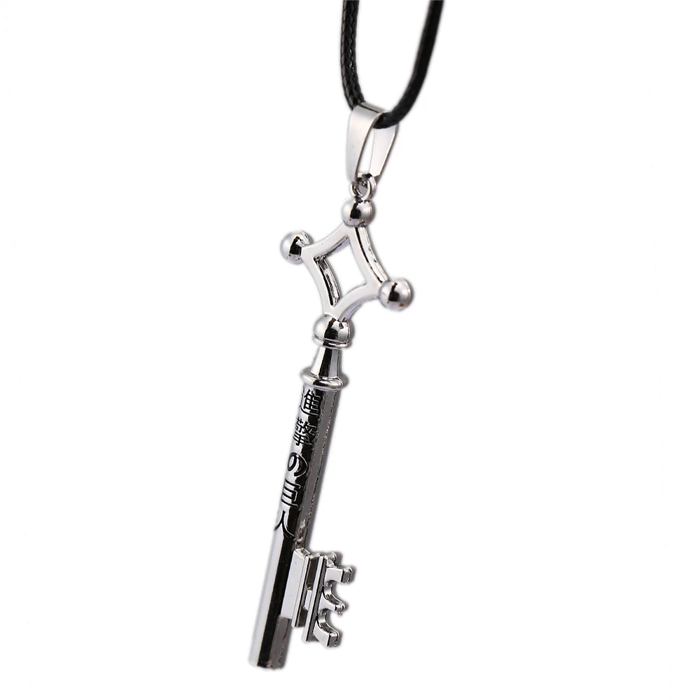 Anime Attack on Titan Eren Jaeger's Key Necklace Pendants Vintage Shingeki no Kyojin Necklace Cosplay Accessories Figure Gift