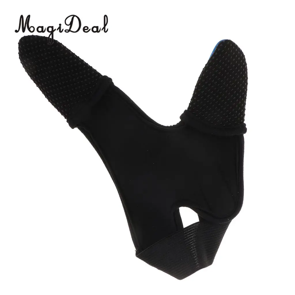 1pc Fishing Two Finger Gloves Non-Slip Thumb Index Finger Protector Guard