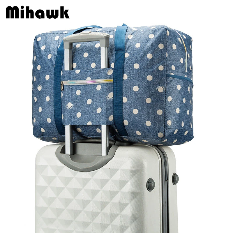 

Mihawk Waterproof Oxford Travel Bag Large Capacity Travel Unisex Folding Organization Weekend Package Accessories Supplies Stuff