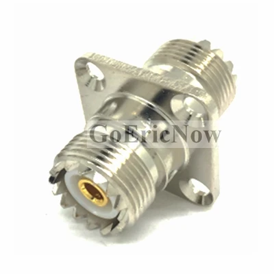 5 шт. РЧ коаксиальный 50ohm разъем UHF для женщин SO 239 SO239 с Фланцевая панель Разъемы