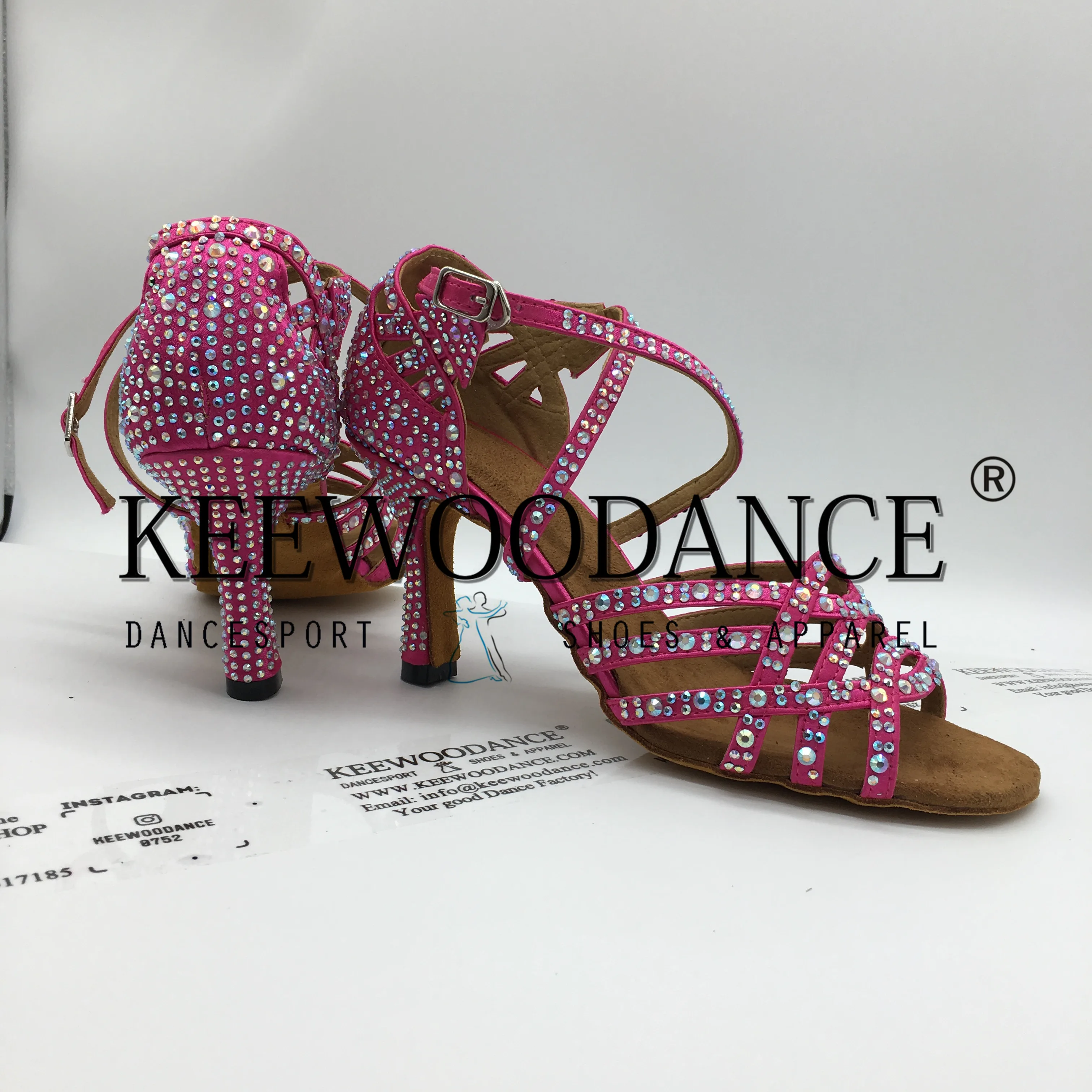 KEEWOO танцевальная обувь со стразами для бальных танцев женская zapatos de mujer туфли