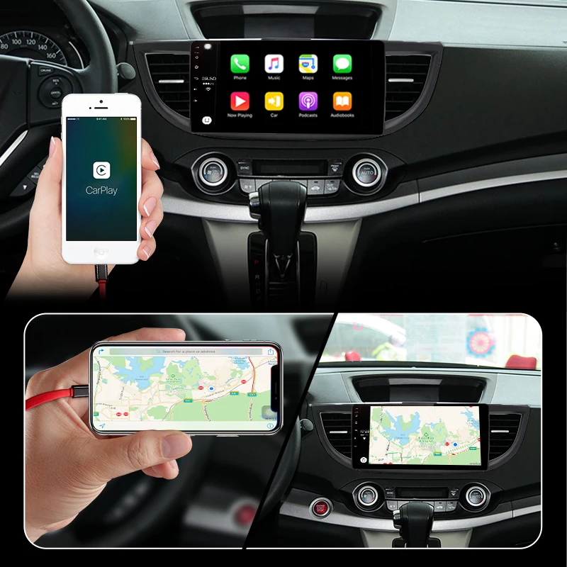 Junsun V1 pro 4G+ 64G CarPlay Android 8,1 DSP для Honda CRV 2012 2013- автомобильный Радио Мультимедиа Видео плеер gps RDS 2 din dvd