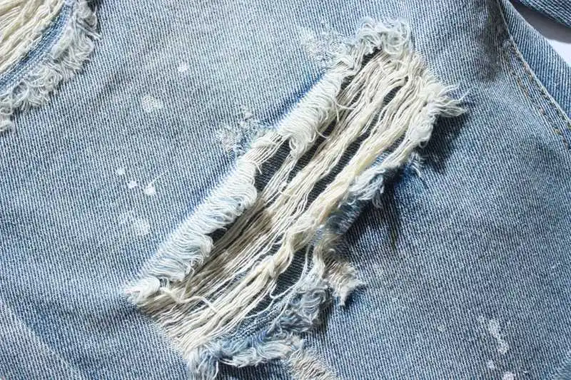 Justin Bieber Ripped Denim Shorts 6