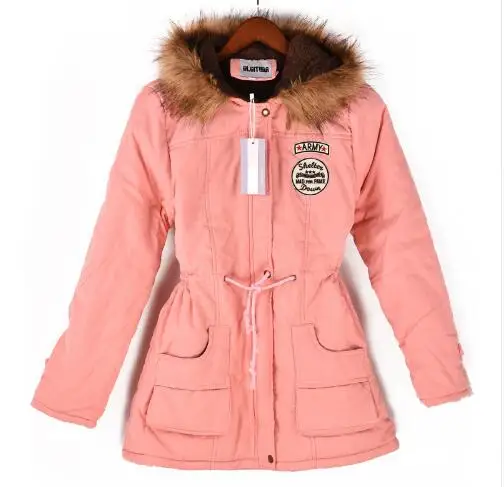 Billig 2018 frauen winter verdicken warmen mantel weibliche herbst mit kapuze baumwolle pelz plus größe grundlegenden jacke oberbekleidung schlanke lange damen chaqueta