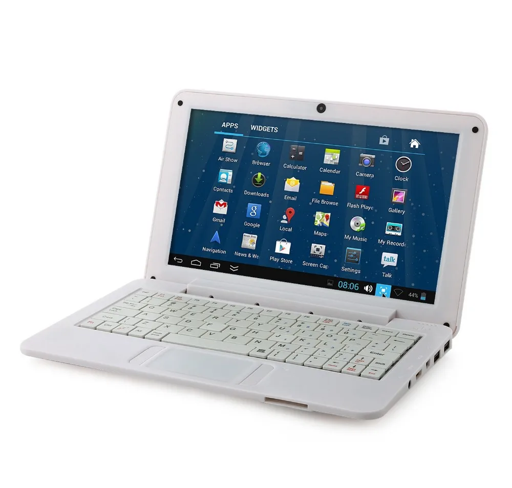 Ноутбук 9,0 дюймов двухъядерный WM8880 Android 4,2 4 Гб белый с русской клавиатурой