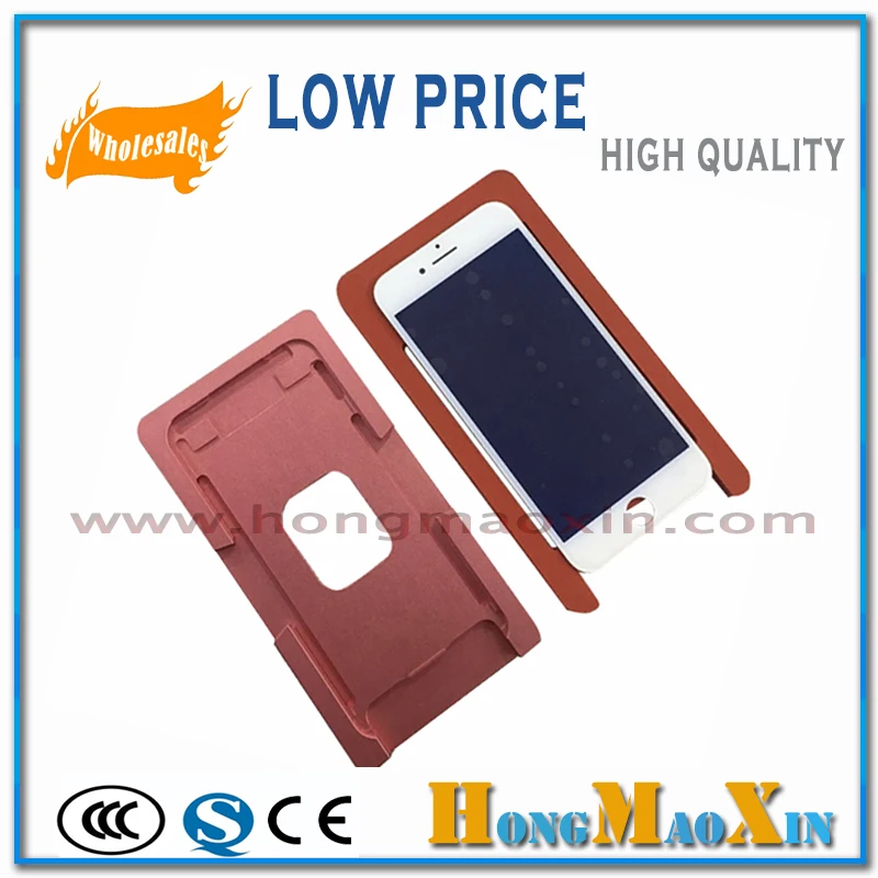 1 Set 2pcs LCD glass with frame oca Laminating machine soft silicone pad gasket mat and