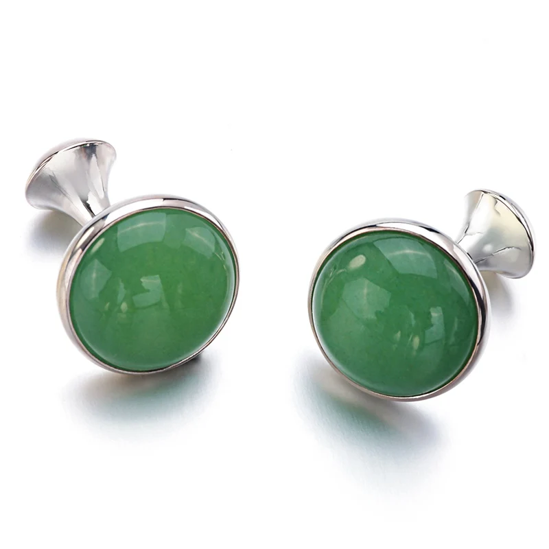 Green Stone Cufflinks (5)