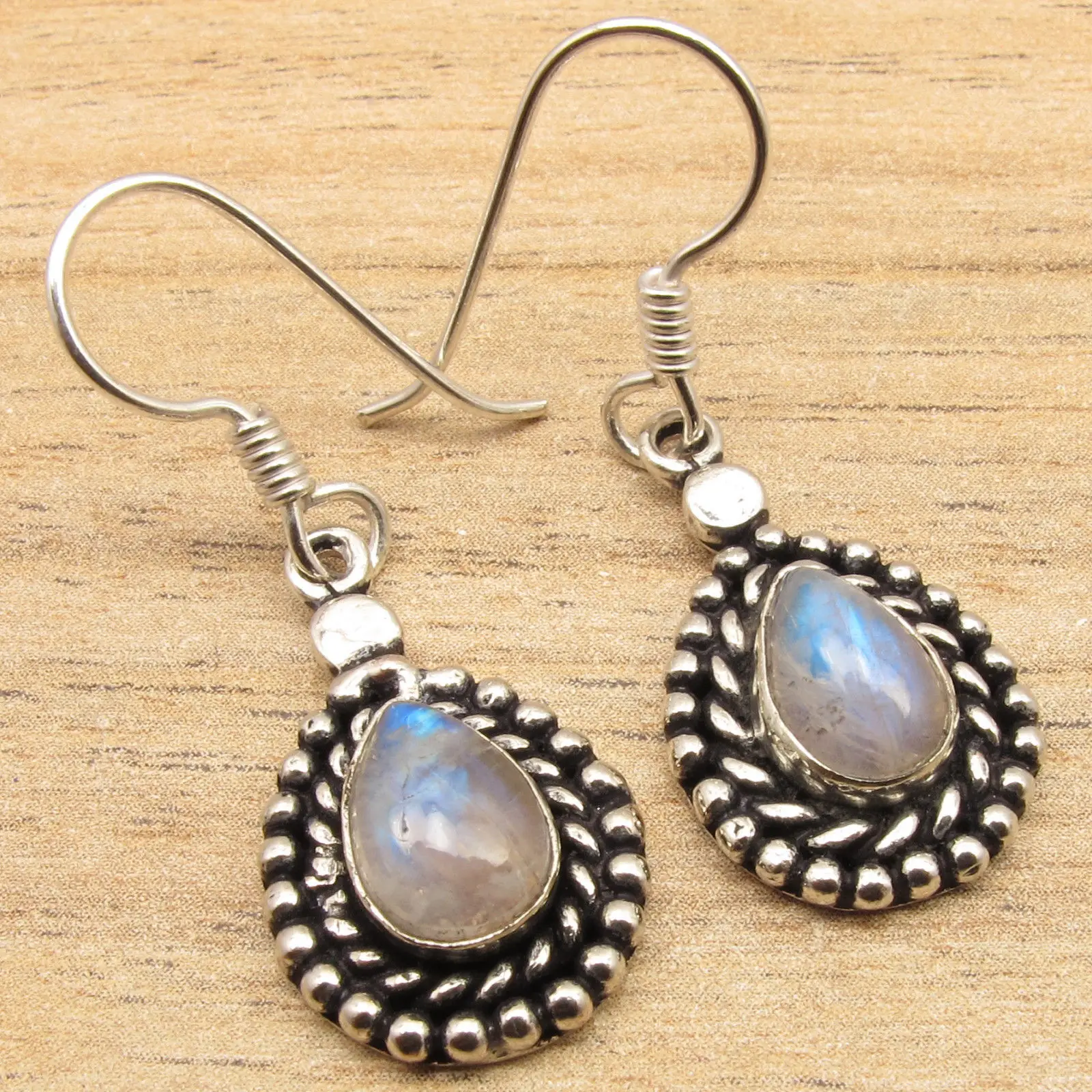 Silver Plated Unseen Rainbow Moonstone Gemset Unusual Ethnic Drop Silver Plated Unseen Rainbow Moonstone Gemset Unusual Ethnic Drop Earrings In From Jewelry Accessories On Aliexpress Alibaba Group