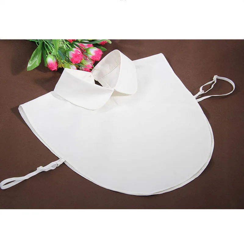 1 шт. поддельная половина блузка рубашка белого цвета топы OL съемный воротник рубашка блузка модный аксессуар для женщин