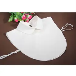 1 шт. поддельная половина блузка рубашка белого цвета топы OL съемный воротник рубашка блузка модный аксессуар для женщин