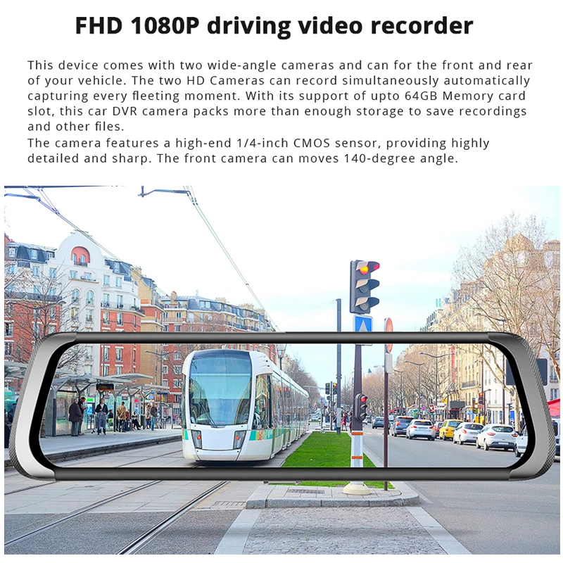 Jiluxing D06S 10 &quot4G Автомобильный видеорегистратор 1080P GPS навигация Автомобильные