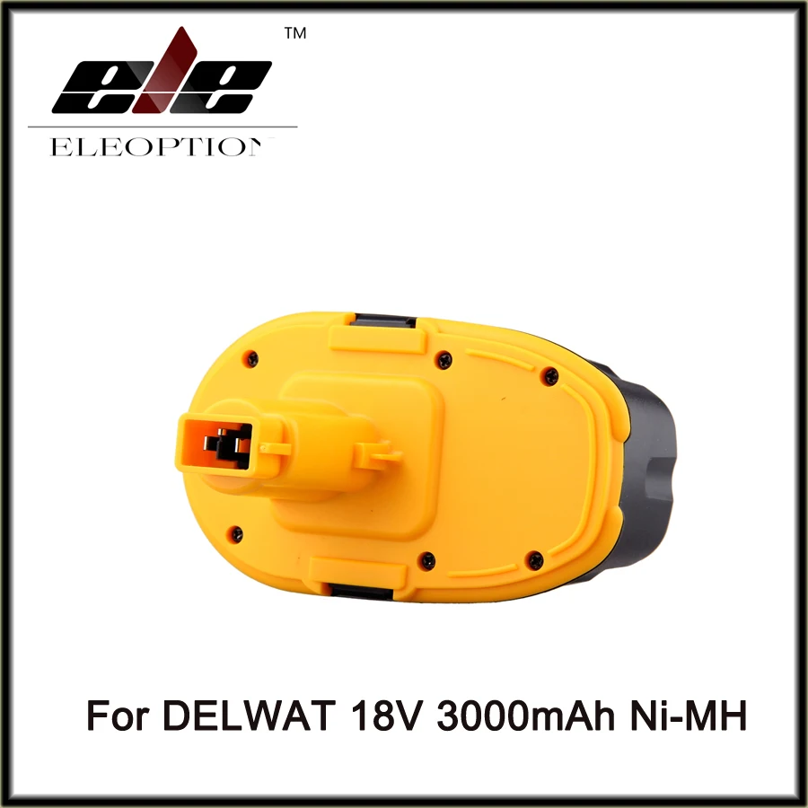 

Eleoption Ni-MH 18V 3000mAh 3.0Ah Power Tool Battery For Dewalt DC9096 DW9096 DE9095 DE9096 DE9098 DW9095 DW9096 DW9098 DE9503