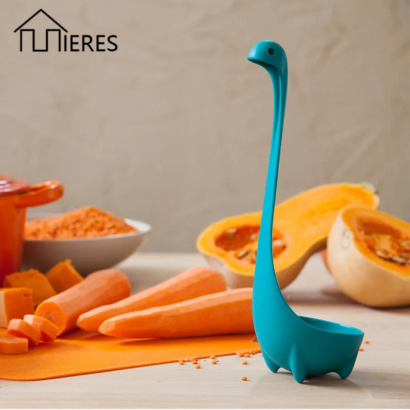

Mieres Loch Ness Monster Soup Ladle Spoon Cutlery Spoon Long Handle Vertical Water Monster Spoon Nessie Soup Laddle