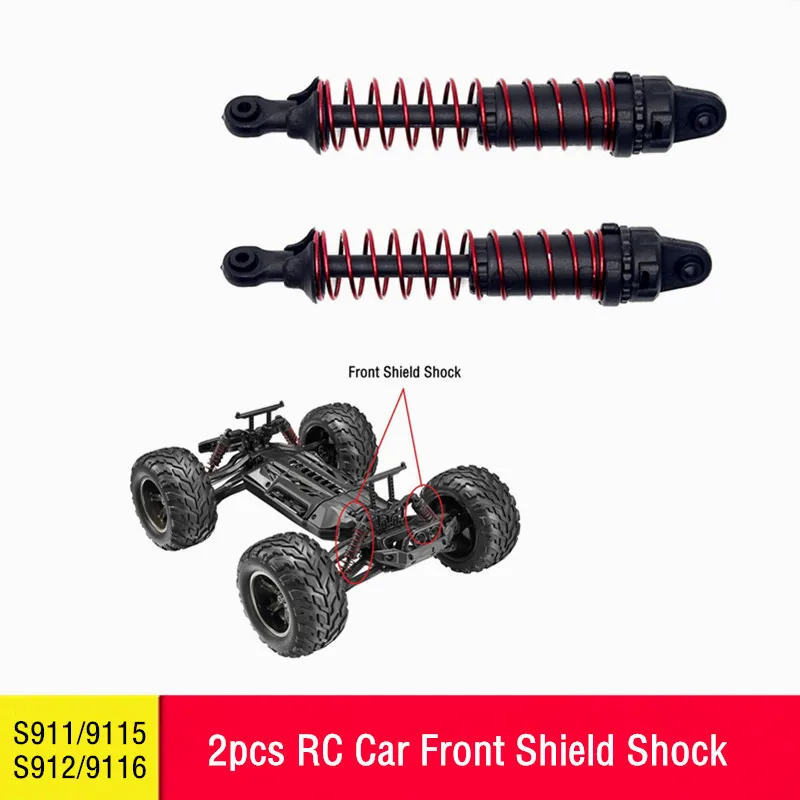 

2pcs Upgrade Repair Parts RC Car Front Shield Shock ZJ02 For 1:12 Remote Control S911/9115 S912/9116 Truck Toy Accessory Spare