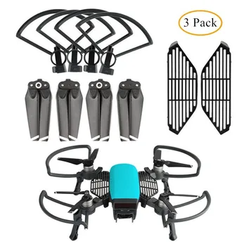 

3 in 1 Kit Accessories Propeller Guard with Foldable Landing Gear, Finger Guard Set, 4730F Propellers for DJI SPARK