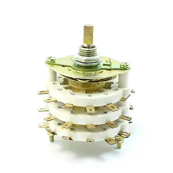 

CT-11/3 10mm Dia Thread 3P11T 3 Deck Band Channel Rotary Switch Selector