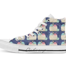 Забавная вязанная крючком вытканная корзинка, дизайнерская дышащая Повседневная Высокая обувь на шнуровке, холщовая обувь кеды, Прямая