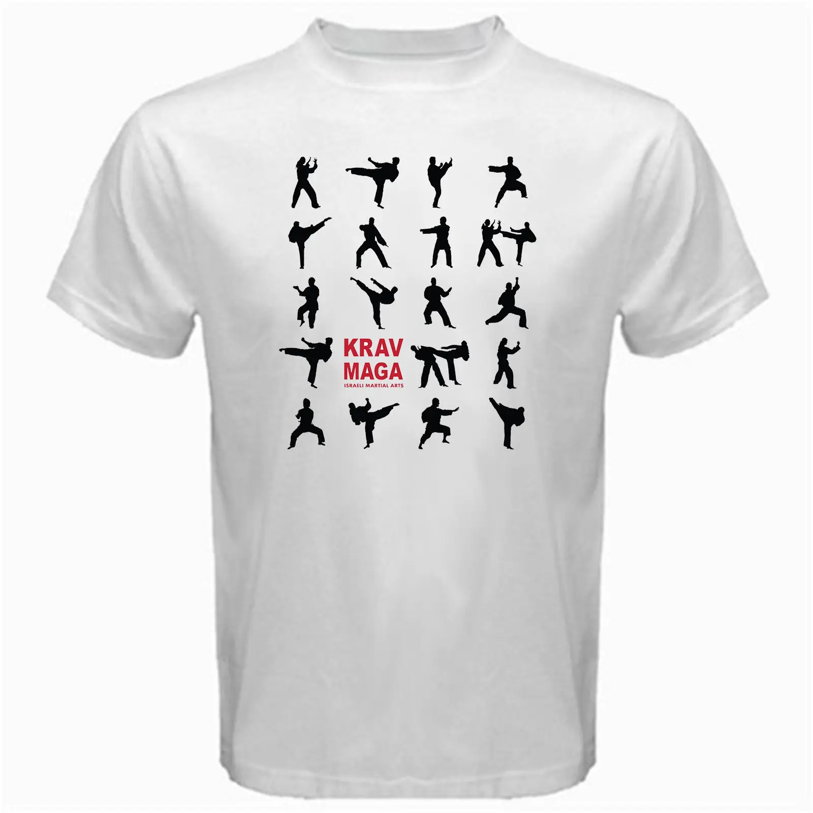 

Summer Style Krav Maga Israeli Martial Art Traininger Gyms Combat Military T-Shirt Hot Sale 100% Cotton Tee Shirt Streetwear