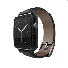 FineFun Smart Watch A8 Bluetooth Heart Rate Reloj Inteligente Leather Strap NFC Camera Curved Surface for Android iOS Smartphone
