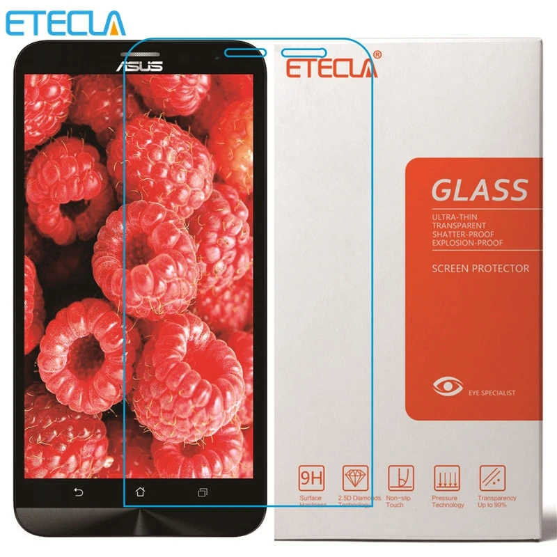 Для Asus Zenfone 2 Laser Ze500kl Стекло закаленное на Zenfone2 Lazer Ze 550kl Экран защитная пленка |