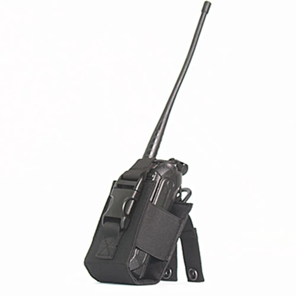 TOPTACPRO Mini Custodia Radio MOLLE Borsa Mag Walkie-talkie Multi Funzione Camo