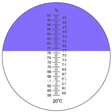 58-92% brix осветительный рефрактометр Брикса ZGRB-92SATC