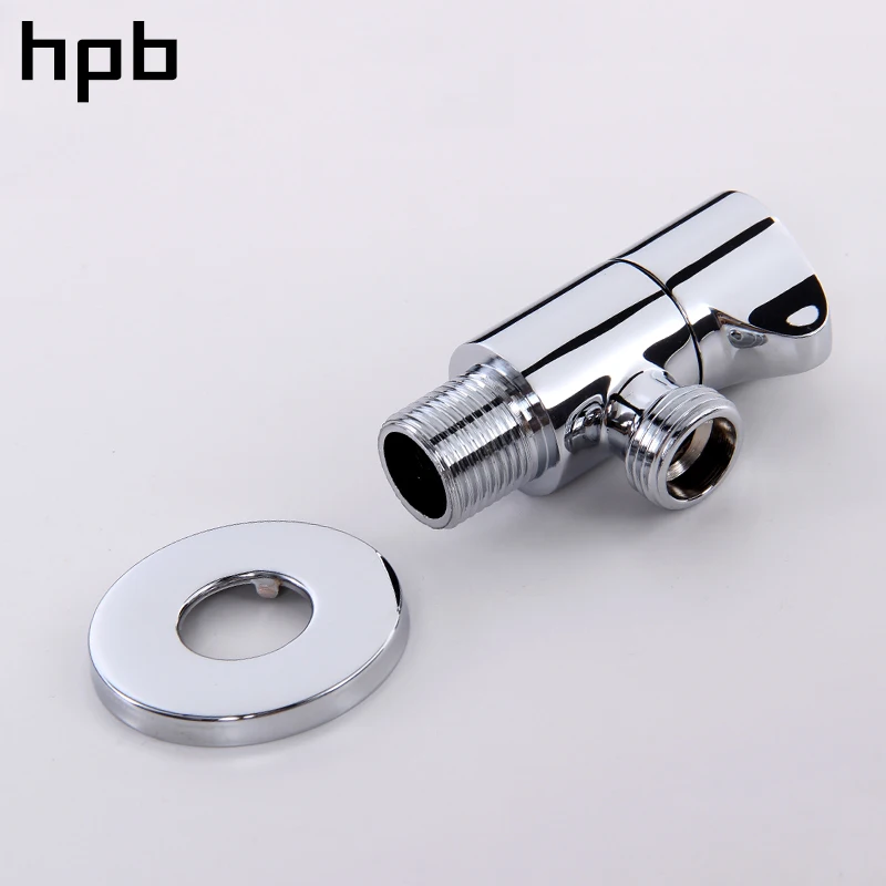 HPB Soild латунный треугольный клапан для раковины ванной комнаты и кухни кран