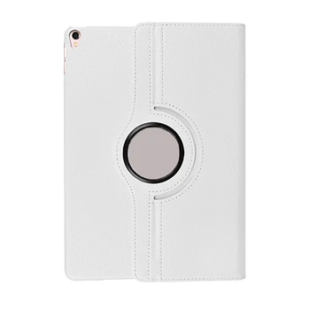 

New For iPad Pro 12.9 High quality artificial leather and plastic Anti-shock Soft Stand Leather Cover 360 degrees Rotatable