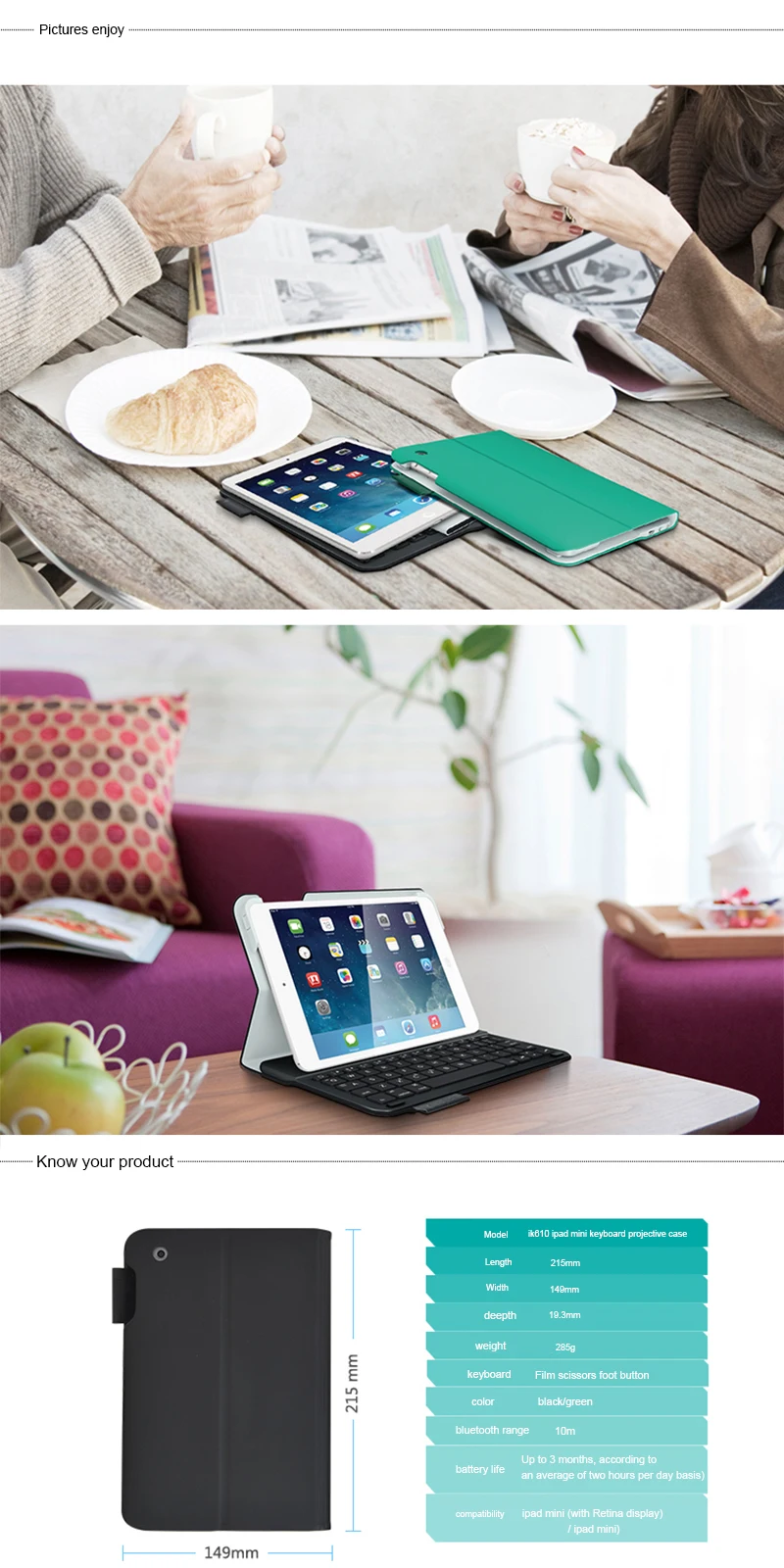 ik610 keyboard projection case 10