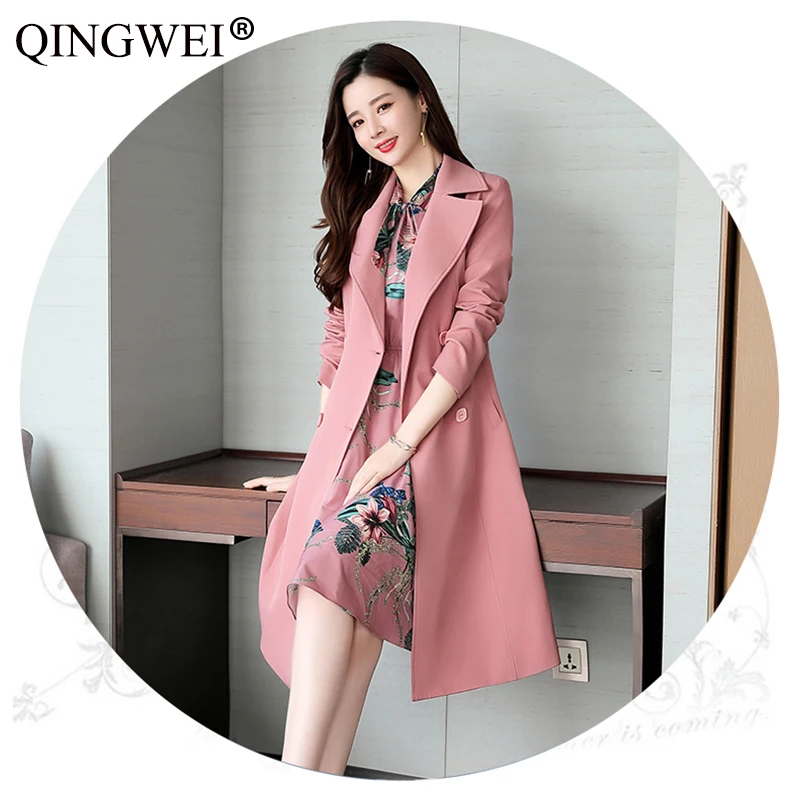 

QINGWEI Winter Spring Women Floral Clothes 2 Pieces Set Women Woolen Coat Chiffon Shirt Skirt Two-Piece High Quality Office Suit