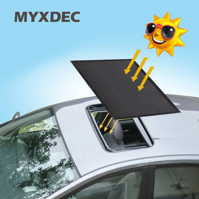 Car Sunroof Front Rear Top Window Cover Sunshade Curtain UV Protection