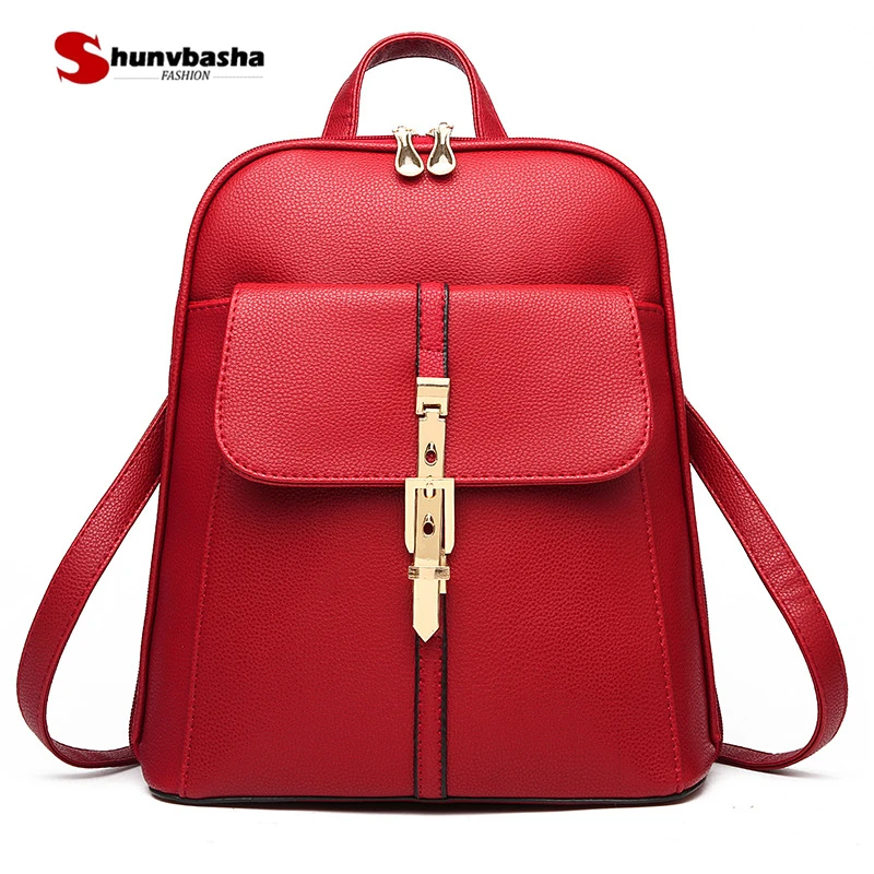 New 2018 High Quality Women Backpacks Famous Brands Fashion Lady