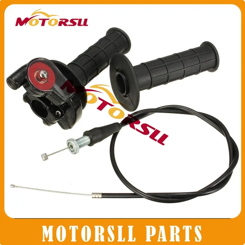 

10set 1/4 Quick Twist Throttle Accelerator Grip With CableDirt Pit Bike Motocross 7/8" Handlebar Hand Grips ATV kayo KTM