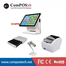 Point Of Sale Pos System Windows 7 Test Version 5 inch TFT LCD Touch Screen All In One Pos Pc For Restaurant 15 ssd 32gb all in one touch screen pc all in one desktop computer for sale pos computador all in one