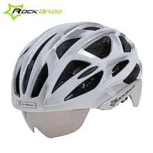 Rockbros Cycling Helmet MTB Mountain Road Bike Helmet 3 Lens Goggles Integrally-molded 32 Holes Bicycle Helmet Casco Ciclismo