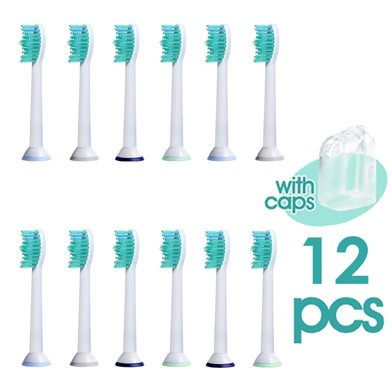 12pcs Compatible Electric Toothbrush Heads for Philips Sonicare