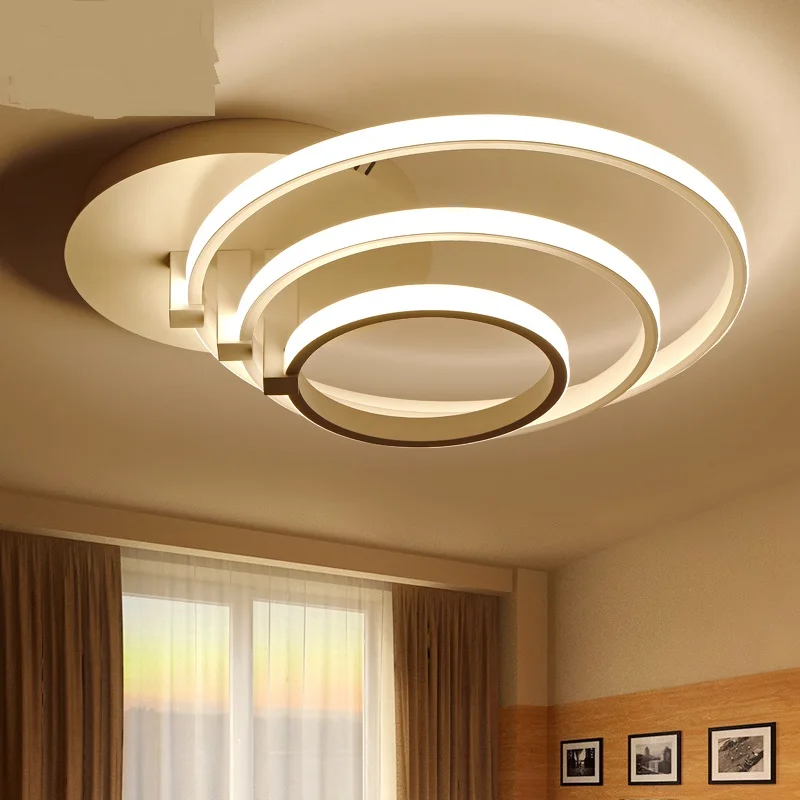 

Simple modern Ceiling lamps bedroom romantic lamp creative art round led remote control lamp energy-saving Ceiling Lights LO7141