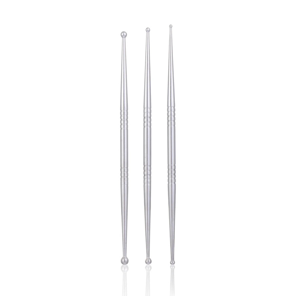 Carving Rod Stainless Steel Pottery Clay Double Head Sculpture Pottery Model Model Clay Sculpting Tools Kit 3Pcs/Set pottery sculpting tools clay sculpting tools pottery tools clay craft tool