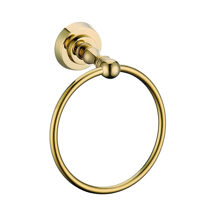 Brass GOLD Towel Ring,Bathroom Accessories Products Towel Holder,Towel