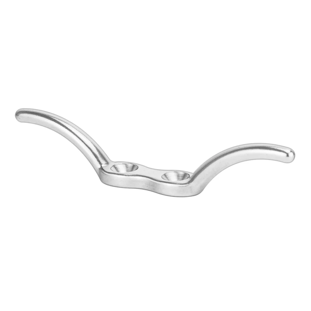 Flagpole Rope Cleat Hook 4 inch Universal for Marine Boat Car Truck RV