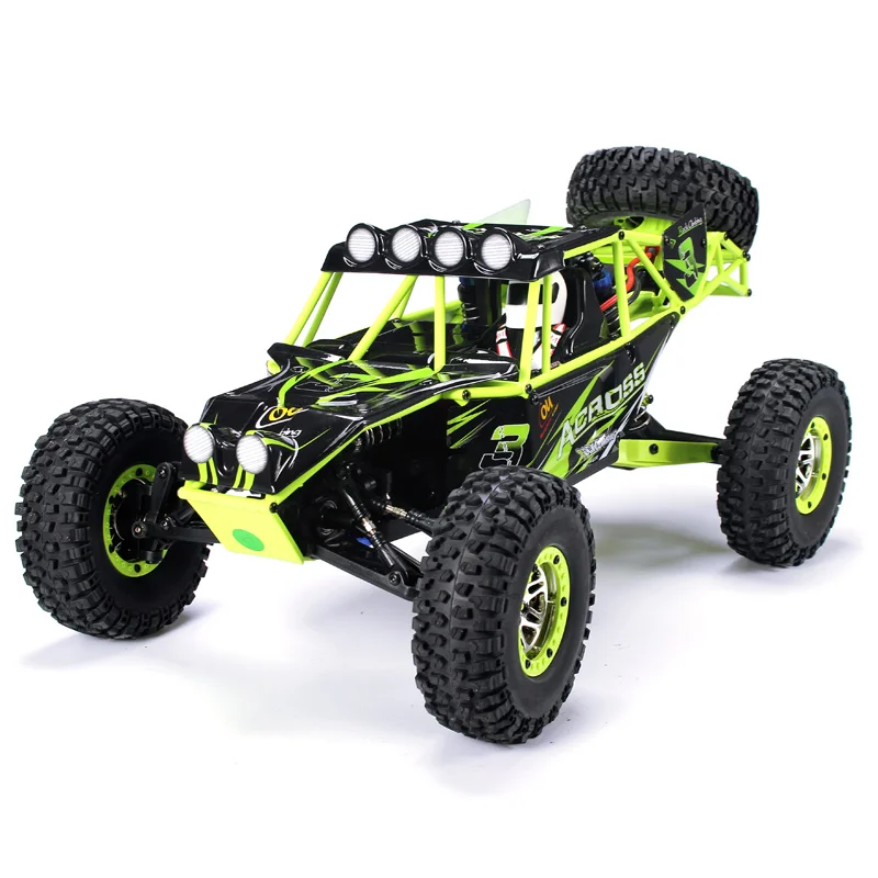 WLtoys 10428 1/10 2,4G 4CH 4WD RC автомобиль MODE2 540 матовый двигатель Rawler зеленый пульт дистанционного управления автомобиль и светодиодный свет для мальчиков Игрушки