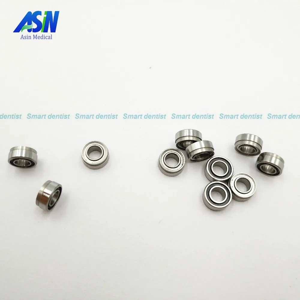 High Quality KAVO compatible handpiece bearing dental bearings ceramic balls with dust cover 10pcs stepped bearing