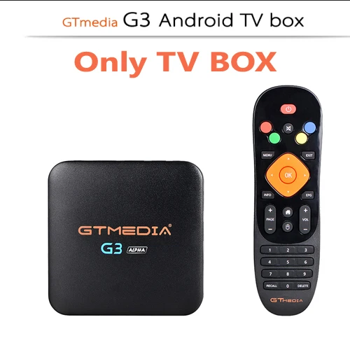 ТВ-приставка GTMEDIA G3 Alpha Android 7,1 2 ГБ/16 ГБ ТВ-приставка 2,4G/5G Wifi 4K H.265 BT4.0 смарт-медиаплеер pro PK X96 IP tv BOX M3U - Цвет: ONLY G3 BOX(NO IPTV)