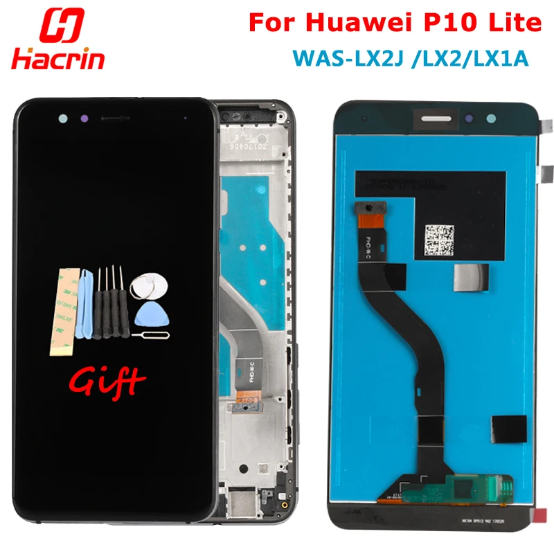 

For Huawei P10 Lite LCD Display + Touch Screen Digitizer Assembly Replacement Screen For Huawei P10 Lite WAS-LX2J /LX2/LX1A/LX3