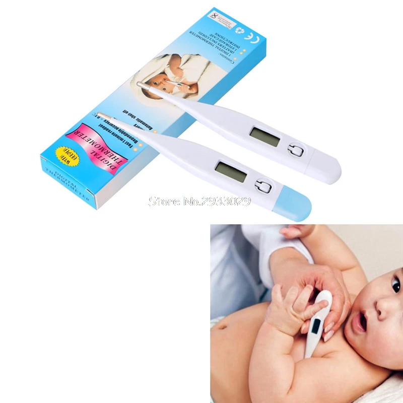 Home Digital LCD Medical Thermometer Mouth Underarm Baby Body