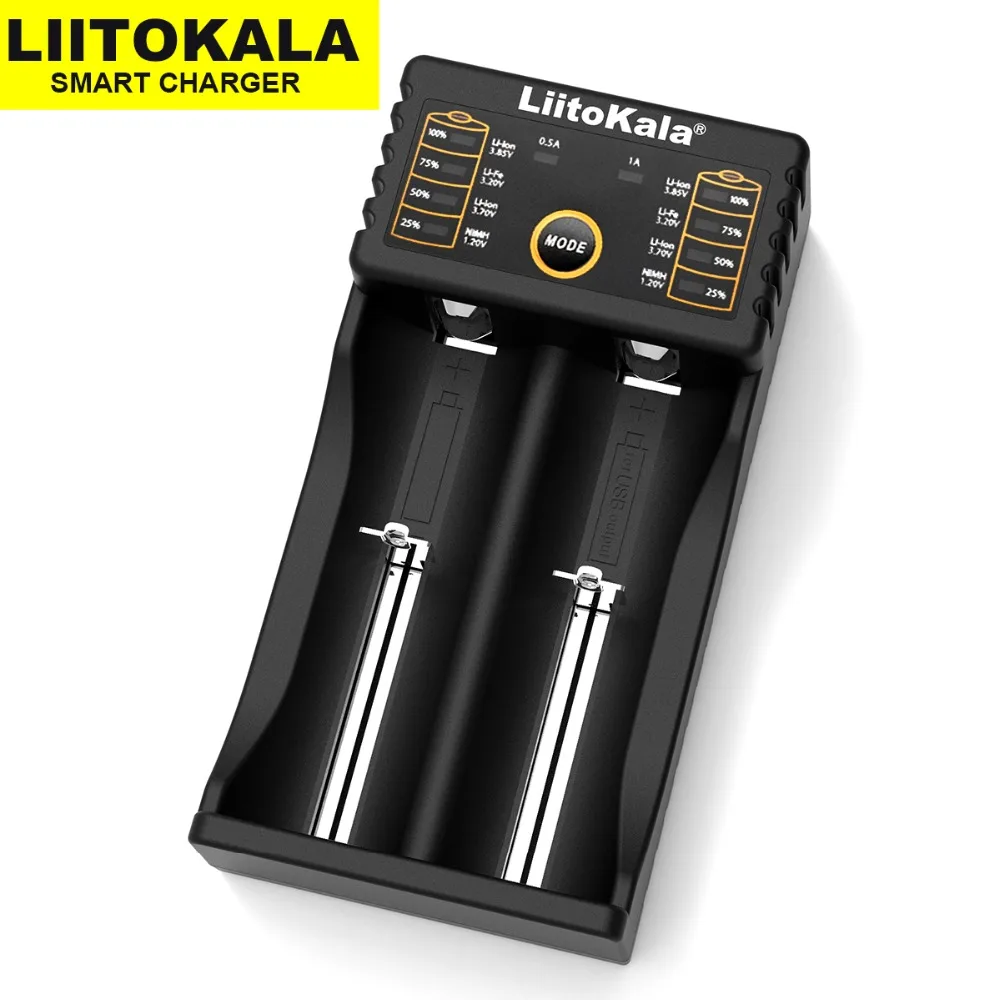 Liitokala Lii-100 Lii-202 Lii-402 Lii-PD4 LCD 3.7V AA/AAA 18650 18350 26650 20700 18350 NiMH lithium e-cigarette battery charger Liitokala Lii-100 Lii-202 Lii-402 Lii-PD4 LCD 3.7V AA/AAA 18650 18350 26650 20700 18350 NiMH lithium e-cigarette battery charger