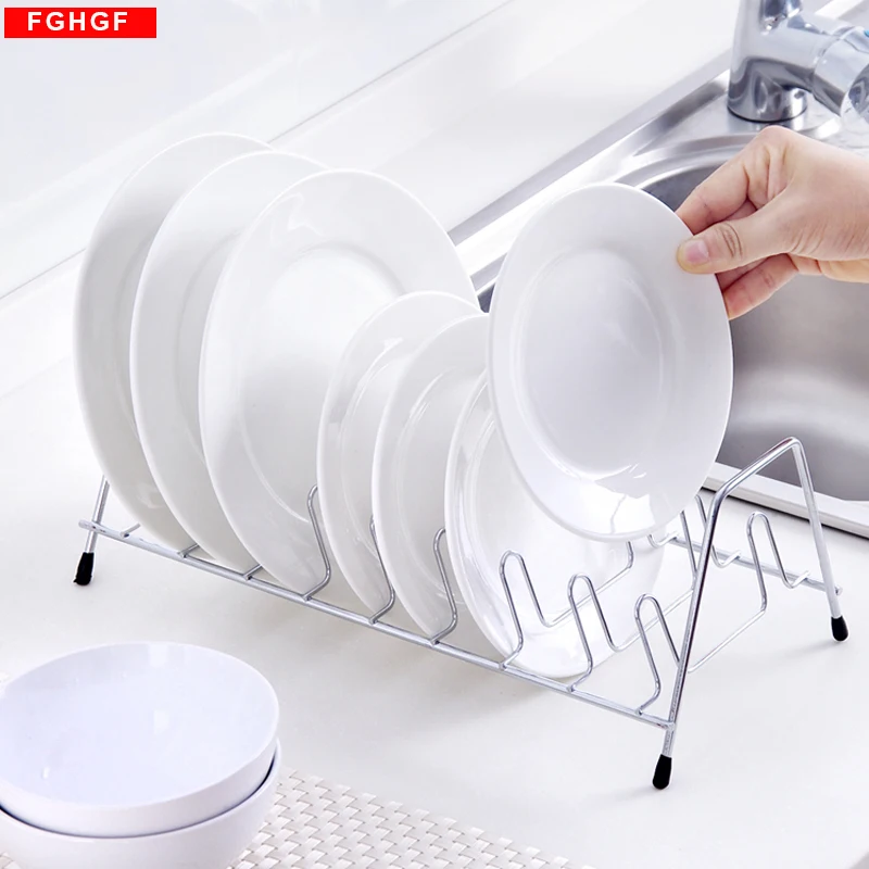Stainless steel Multifunction Under Sink Shelf Bowl Plate Storage Shelf