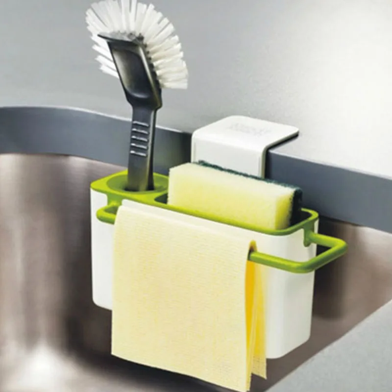 

Self-Adhesive Kitchen Box Rack Multifunction Storage Rack Dish Self Draining Sink Kitchen Organizer Stands Utensils Towel Rack
