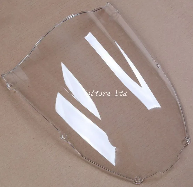 Ясно волна лобовое стекло обтекатель ветровое стекло объектива для Kawasaki Ninja ZX6R 2000-2002 ZZR 600 05-09